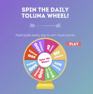 toluna wheel spin