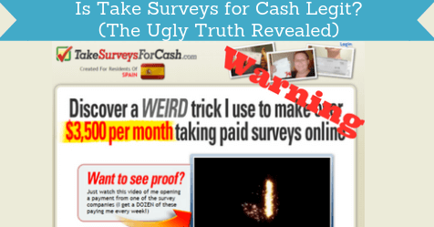Is Take Surveys For Cash Legit The Ugly Truth Revealed - 