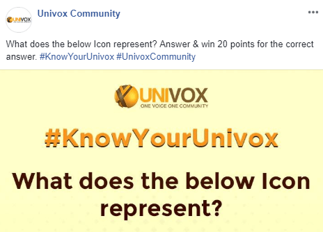 ตัวอย่างการประกวดชุมชน univox