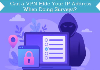 using vpn when doing surveys header