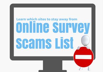 Online Survey Scams List - Which Sites to Avoid