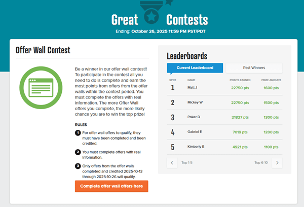 contests on prizerebel