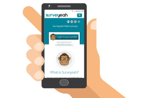 mobile with surveyeah website