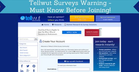 Tellwut Surveys Warning – Must Know Before Joining!