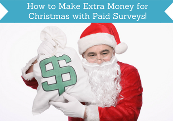 make extra money for christmas with paid surveys featured