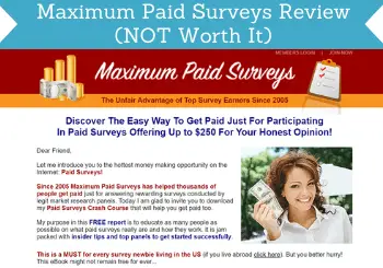maximum paid surveys review header