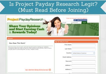 is project payday research legit