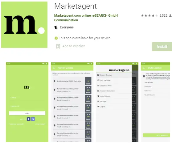 imagen de la aplicación marketagent