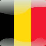 belgium flag button