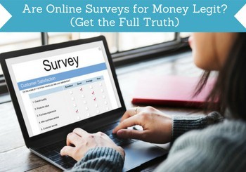 are online surveys for money legit