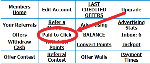 where to find paid to click option