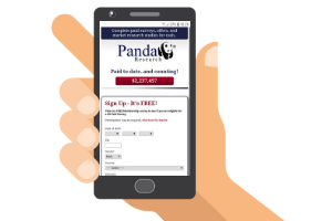 mobile with panda research website