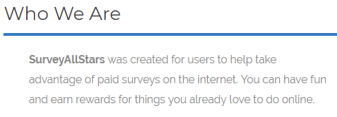 SurveyAllStars about page