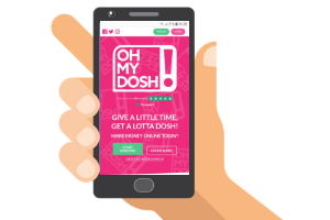 mobile with ohmydosh website