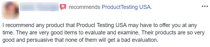 positive product testing usa review