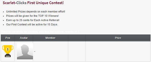 referral contest on scarlet clicks