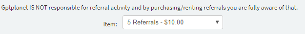 rent referrals at gptplanet terms