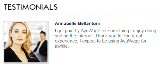 ayuwage testimonial