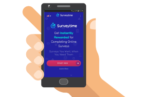 mobile with surveytime website