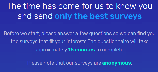 survey time intro questions