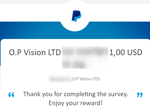 surveytime payment proof