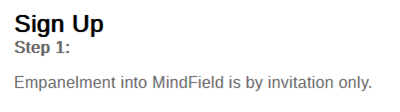 update about mindfield