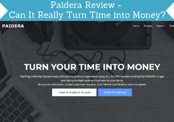 Paidera Review - Can It Turn Time into Money? (NOT Really)