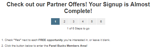 panel bucks sign up offers