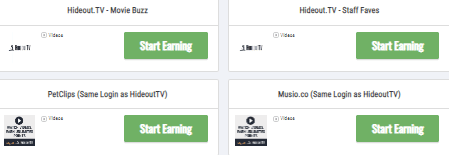 earnably video earning option