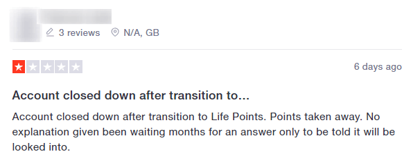 lifepoints review on trustpilot