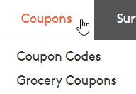 mypoints coupons types