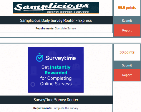 think opinion survey examples