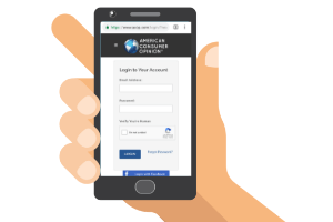american consumer opinion mobile site