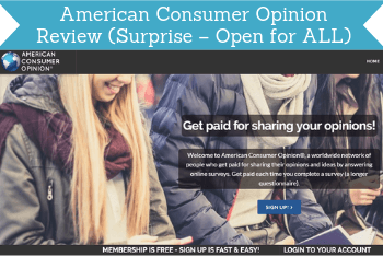 American Consumer Opinion Review (Surprise – Open For ALL)