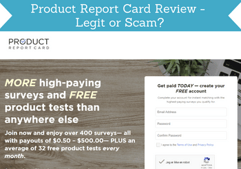 product report card review header image