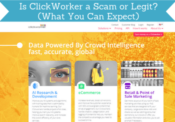 is clickworker a scam header