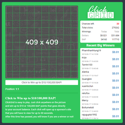 ptcshare click grid