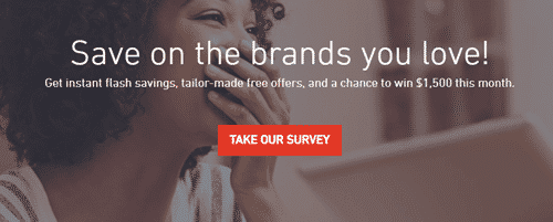 shoppers voice take our survey button