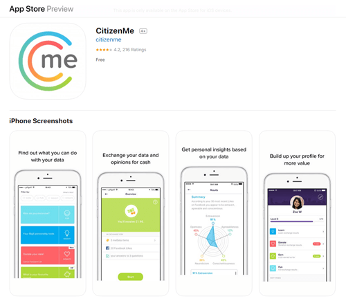 citizenme mobile app