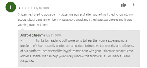 citizenme support