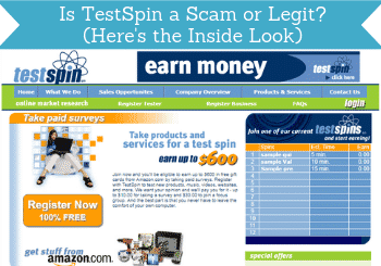 is testspin a scam header