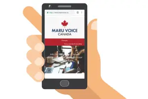 maru voice canada mobile site