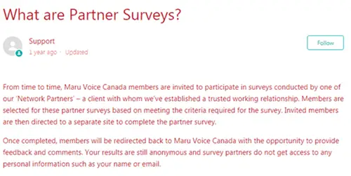 maru voice canada partner surveys