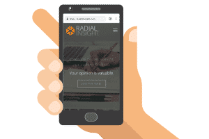 radial insight mobile site