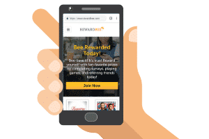 rewardbee mobile site