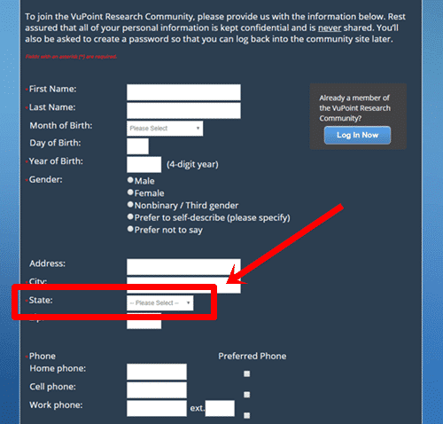 vupoint research registration