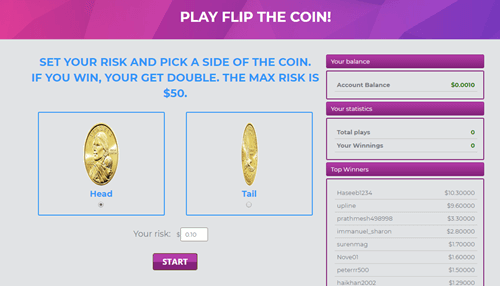 fingersclix flip the coin