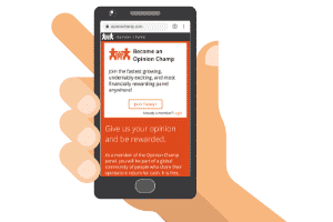 opinion champ mobile site