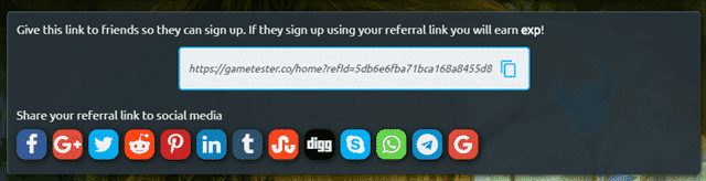 game tester referral program