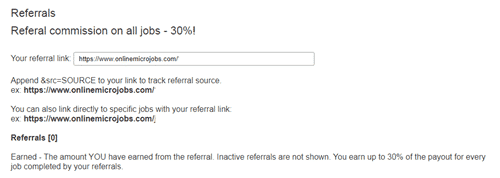 online micro jobs referral program